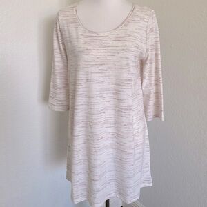 J. Jill Pure Jill Ballet-Sleeve Tunic with Scoop Neck in M NWT